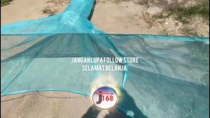 Jaring Pukat Ikan Praktis: Jaring Perangkap Ikan Siap Pakai Ukuran 4x25
