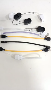 20W Fast Charging Cable Type C To L Or Type C To C for iOS Android Portable 2in1 Phone Lanyard Keychain Power Bank Data Cable