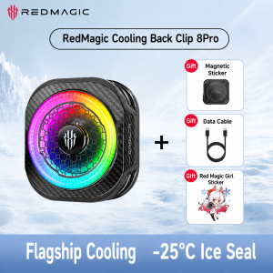 nubia | Nubia Redmagic Cooler 8 Pro Semiconductor Phone Cooler Magnetic Clip On 36W Low Noise Radiator For Gaming Live Streaming