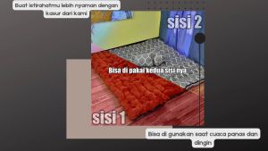 Kasur bulu tebal jumbo 200x200X8cm Super empuk/lembut/nyaman/kasur karpet murah