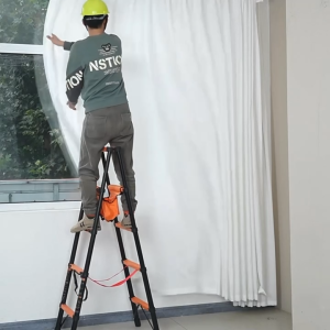 Suminoe Walking Working Ladder Folding Ladder Mobile Rolling A Type Ladder for Decoration Ceiling Maintenance Work-Construction Decoration Maintenance Work