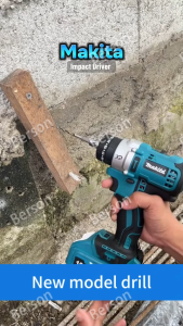 Makita Drill Cordless Drill 199v 388Nm Batteri Drill Hammer Drill Cordless Impact Drill Screwdriver Electric Drill
