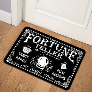 VIKAMA Tarot Card Floor Mat Anti-Slip Washable Indoor Outdoor Doormat for Entrance Kitchen Bedroom Living Room Home Decor