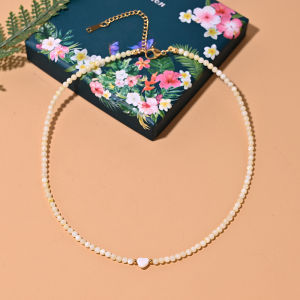 MOON GIRL Nữ Trái Tim Vòng Cổ Choker Xà Cừ Hạt Vỏ Tự Nhiên Nhuộm Thép Không Gỉ Trang Sức Thời Trang Cho Đảng