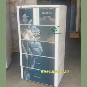 TỦ QUẦN ÁO NHỰA DUY TÂN TABI-L 5 TẦNG 6 NGĂN CAO CẤP CHẤT LƯỢNG SIÊU ĐẸP - GIÁ RẺ HCM