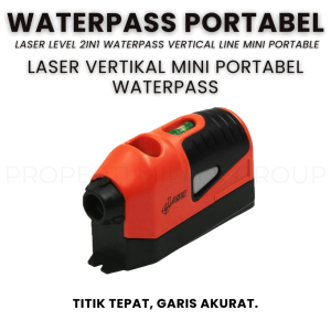 Waterpass 2IN1 Mini Portable Vertical Line Level Meter Laser Waterpass Akurat Perkakas Alat Pengukur