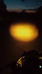 JIUGUANG 125W Mini LED Projector Work Fog Lights 2pcs Motorbike Headlights Bicycle Lamp High Power Auto Spotlight Small Driving Headlight White Yellow Led Light Motorcycle  Scooter Headlamp 993