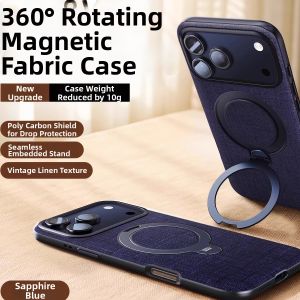 LINGKEN | Anti-Shock 360° Rotating Stand Full-Cover iPhone 17/16 Pro Max Case