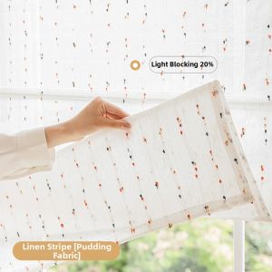 French Blackout Dual Layer Day and Night Roman Curtain For Childrens Room