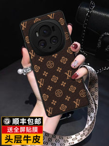 Luxury Genuine Leather Porsche Design Phone Case for Honor Magic6 pro Full Cover Protection New Arrival Vintage Style Couple