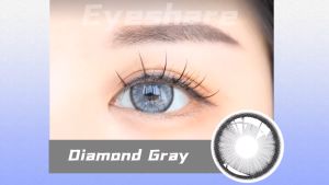 DIAMOND hot selling Korean fashion color big eye makeup contact lens doll eyes madaling magsuot ng malambot at kumportableng lenses maaaring gamitin sa loob ng isang taon DIA: 14.0mm~14.5mm libreng maliit na kahon
