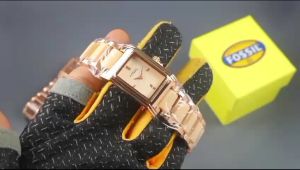 Box Exclusive Jam Tangan FOS Mini VA-756SAA / Jam Tangan Fashion Wanita Tali Rantai Diameter 24cm