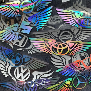 Car Strong Reflection Sticker SUZUKI Front Rear Windshield Decal KIA Reflective Laser Decorative Accessories for TOYOTA NISSAN BMW HONDA Benz Mazda HYUNDAI