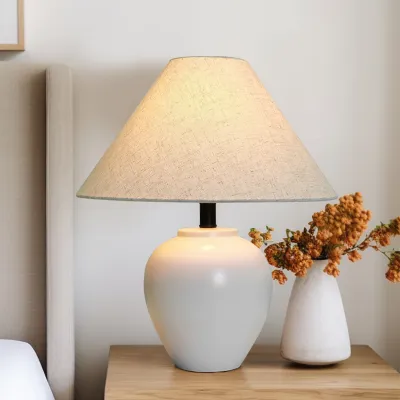 Japanese Wabi-Sabi Chinese Antique Ceramic Lamp