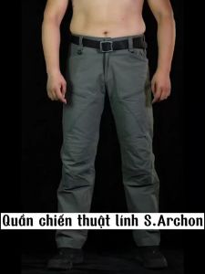 [HCM]Quần dài nam quần kaki nam Quần chiến thuật lính S.archon cao cấp ARM-1056 Đen