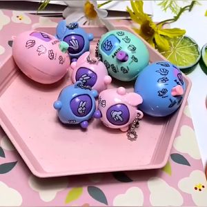 Đồ Chơi Kéo Bao Búa Vui Nhộn - Móc Khóa Oẳn Tù Tì Có Nút Ấn -Lumbley
