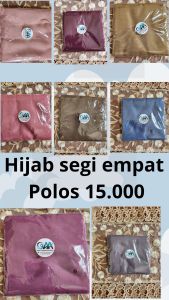 Hijab segi empat polos
