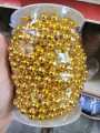 manik roll pelbagai size dalam colour gold and silver, 3mm to 8mm gold silver chain beads hantaran gubahan manik Jintai pelamin manik rantai. 
