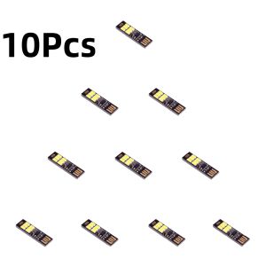 10/5/1Pcs Portable Mini 5730 USB 6LED SMD Light 5V Touch Sensor Adjustable Dimming Night Light Warm/White Light Optional