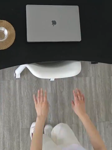 Smart Ergo Home and Office Computer Chair With Wheels & Leather Seat Ergonomic Chair Adjustable Office Chair Study Chair