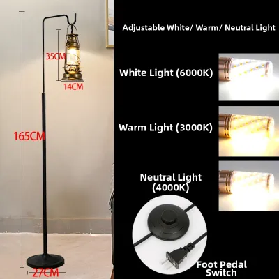 QIXIONG | Luxury Retro Floor Lamp