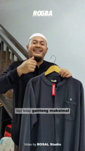 Kemko Sweater Rogba Kemeja Koko Kasual Muslim Sholat Pria Cowok by ROSAL Original Asli