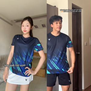 Áo Cầu Lông Quần Cầu Lông Bộ Cầu Lông Nam Nữ Chuyên Nghiệp Vải Thoáng Khí A839 - V Badwear
