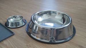 Mangkok Pet Bowl Stainless Steel: Wadah Makanan & Minum Anjing Kucing Anti Selip