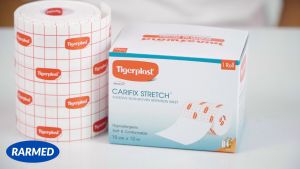 Cuộn băng keo y tế co giãn Tigerplast Carifix Stretch dán bông gạc - Tấm 10cm dài 10m Băng Keo Dán Vết Thương Chất Liệu Vải Băng Keo Tigerplast Sản Xuất Tại Thái Lan - Lazada