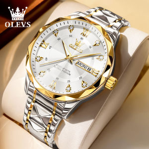 OLEVS | Automatic Quartz Night Light Water Resistant Mens Watch