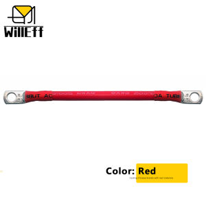 Battery Connect Inverter Cable Silicone cable with Lug Cable soft Terminal wire Black Red M6 M8 M10 9AWG 7AWG 5AWG 4AWG 2AWG