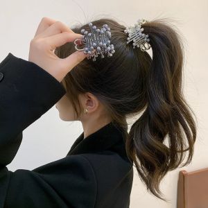 โลหะที่หรูหรากิ๊ฟติดผมไข่มุก MODE Korea ปิ่นปักผมผู้หญิงอุปกรณ์หนีบผมผมสำหรับเด็กผู้หญิง