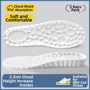 LINGMIAO | Anti-fatigue Antibacterial Soft Comfort Elevating Insoles 2cm