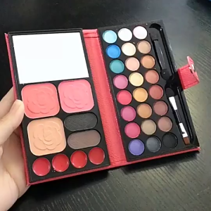 33Colors Eye Shadow Palette with Blush Lipstick Blush and Eyebrow Powder Set Eye Shadow Palette Makeup