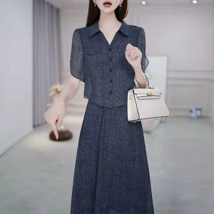 MAIMEI | Summer Womens Dresses Fake Two Piece