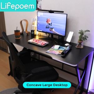 Meja Gaming White Gaming Table 160CM Computer Table Meja Komputer PC Table Home Office Table High Quality Computer Desk