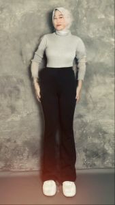 Flare Pants - Highwaist Flare Pants - Celana Kulot Semi Cutbray Wanita Terbaru 2025