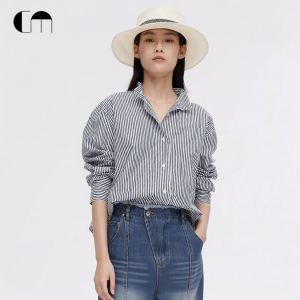 Designer Early Autumn Stripe Nautical Long Sleeve Shirt