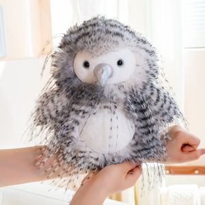 QIAOSHANG | Realistic Educational Owl Stuffed Toy