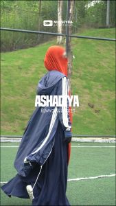 Nusseyba Activewear - Ashadiya Jacket - Jaket Parasut Olahraga - Jacket Outer Parasut - Jaket Panjang Travel Wanita