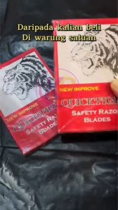 (Isi 10 Pcs) Silet TIGER / Silet Cukur Rambut / Barbershop / Tajam Tahan Lama / Safety Razor Blades / Cod / Keep Blessing