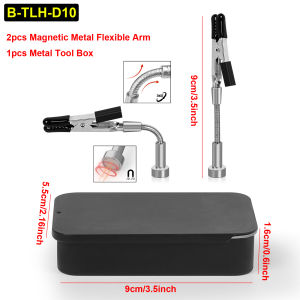 Dụng Cụ Hàn Trợ Lực Từ Tính Toolour Với 2/4 Kẹp Linh Hoạt Giá Đỡ PCB Hộp Thép Dùng Cho Hàn Và Vẽ Mô Hình