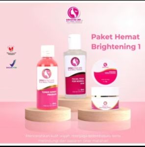 🆕💯%Drw skincare original paket radiant brightening paket hemat dan paket basic khusus untuk keluhan flek hitam kusam dengan jenis kulit normal