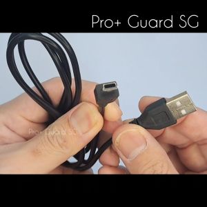 [SG] Black Mini USB Cable - USB to Mini USB Data Transfer Power Charging Cable