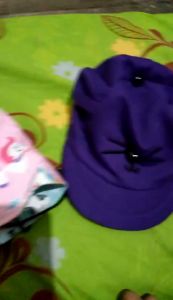 topi bucket anak ada tali bolak balik bahan katun adem 2 karakter laki laki perempuan terbaru