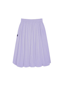 NaturalFlow A-Line Bubble Skirt Womens Folded Long Skirt Retro Style Cotton Casual mid Waist Design Spring Collection