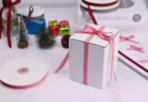 50 Thước Bông Kẻ Sọc Ruy Băng Cho Đám Cưới Trang Trí Tiệc Giáng Sinh 24 Màu Đồ Trang Trí Nơ Tóc Đóng Gói Vải 6-25mm Chiều Rộng