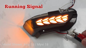 Perodua Axia (2023-2026) Myvi (2018-2026) V4 Side Mirror Signal Light LED Sequential DRL Daytime Puddle Light New MG3 G3 New Axia 2018 2019 2020 2021 2022 2023 2024 2025 2026