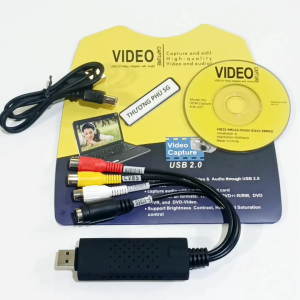 Cáp Easy CAP Video CAPTURE USB2.0 ra 3 AV + S Video 4 Pin Cái / Cáp Video DVR HW 007
