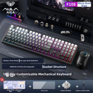 AULA | Wireless Bluetooth Mechanical Keyboard Gaming Set